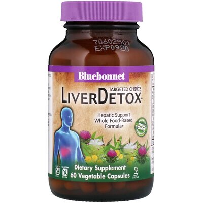 Комплекс для детоксикации печени Bluebonnet Nutrition Targeted Choice Liver Detox капсулы №60