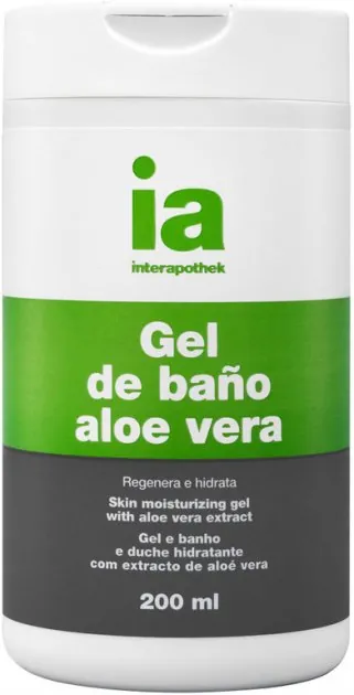 Гель для душу Interapothek Aloe Vera освіжаючий з екстрактом алое вера, 200 мл