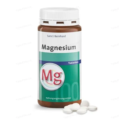 Магній Sanct Bernhard Magnesium 100 мг, 250 таблеток