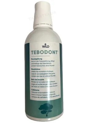 Ополіскувач для порожнини рота Dr.Wild Tebodont з олією чайного дерева без фториду, 500 мл
