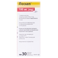 Лозап таблетки, п/о по 100 мг №30 (10х3)