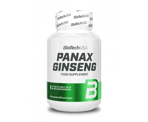 Женьшень Biotech Panax Ginseng, 60 капсул