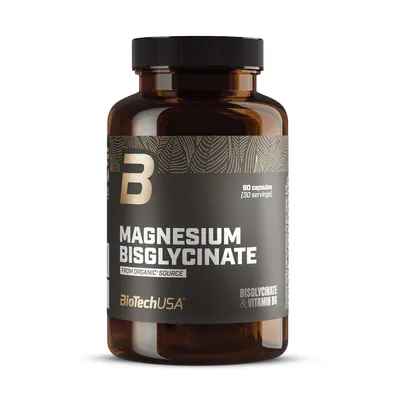 Магнію бісгліцинат Biotech Magnesium Bisglycinate Organic, 90 капсул
