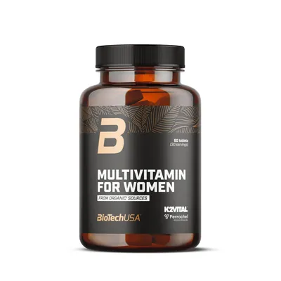 Мультивітаміни для жінок Biotech Multivitamin for Women Organic, 60 таблеток