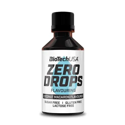 Підсолоджувач Biotech Zero Drops кокосове печиво, 50 мл