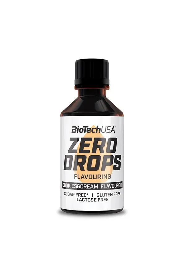 Підсолоджувач Biotech Zero Drops печиво та вершки, 50 мл
