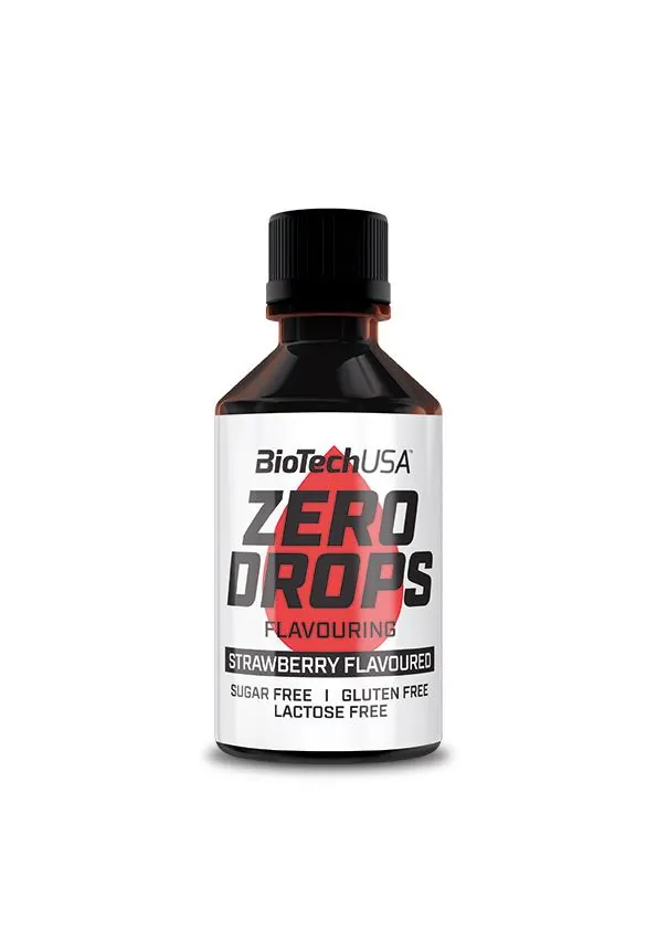 Підсолоджувач Biotech Zero Drops полуниця, 50 мл
