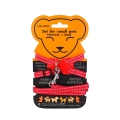 Шлея для морских свинок, декоративных крыс Collar DOG Extreme 06953 с кожаной накладкой и поводком, 10 мм 22-29 см