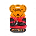 Шлея для морських свинок, декоративних щурів Collar DOG Extreme 06953 зі шкіряною накладкою та повідцем, 10 мм 22-29 см