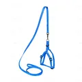Шлей для собак Collar Dog Extreme 07032 нейлоновий з регульованим повідцем, ширина 15 мм, довжина 40-55 см, синя