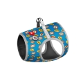 Шлея для собак Collar WauDog 2901 Clothes c QR паспортом, малюнок "ВАУ", розмір XS2, обхват грудей 28-31 см, обхват шиї 20-22 см