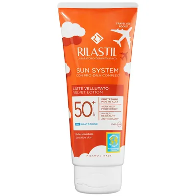 Лосьйон сонцезахисний Rilastil Sun System SPF 50+ оксамитовий, 100 мл