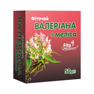 Фіточай Фітопродукт Валеріана і меліса по 50 г