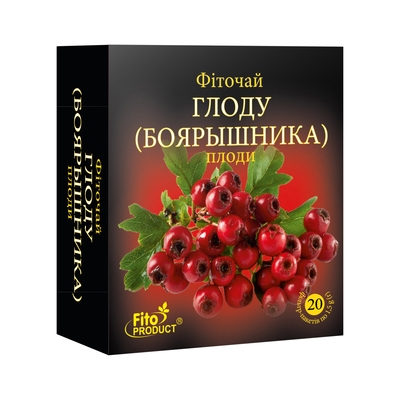Фиточай Фитопродукт Боярышника плоды по 1,5 г №20 в фил.-пак.