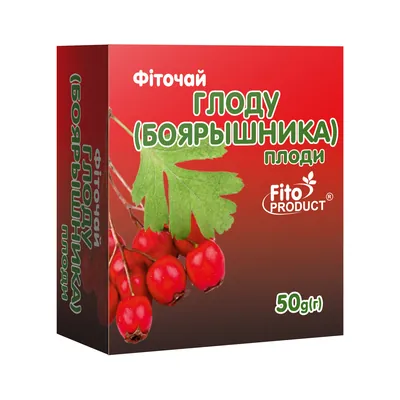 Фіточай Фітопродукт Глоду плоди по 50 г