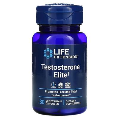 Тестостерон Life Extension Testosterone Elite веганские капсулы №30