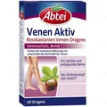 Активні драже для вен з кінського каштану Abtei Venen Aktiv, 60 драже