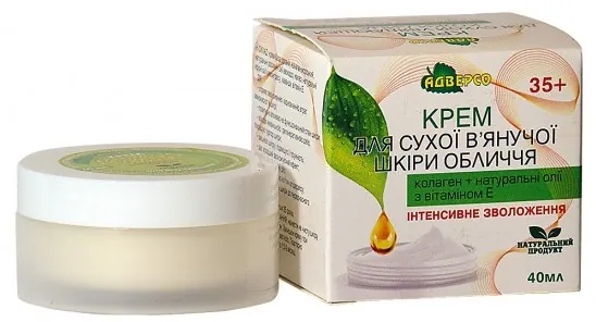 Крем для обличчя Адверсо для сухої в'янучої шкіри, 40 мл