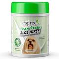 Салфетки для собак Espree Aloe Tear Stain Wipes с алоэ вера и ромашкой по уходу за глазами собак, 60 штук
