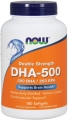 Докозагексаеновая кислота NOW DHA 500 мг капсулы мягкие №180
