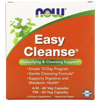 Легке очищення NOW Easy Cleanse вег. капсули №60 - 2 фл.