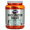 Ізолят сироваткового протеїну NOW Whey Protein Isolate смак вершкового шоколаду, 816 г