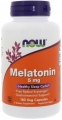 Мелатонін NOW Melatonin 5 мг веганські капсули №180