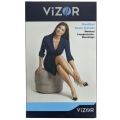 Гольфы компрессионные Vizor 5201-А открытый носок, класс компрессии 2, цвет бежевый, размер 4
