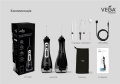 Ирригатор Vega VT-1000 B портативный, черный