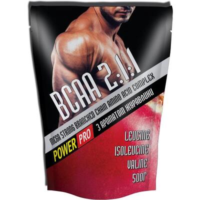 Аминокислота Power Pro Bcaa 2:1:1 клюква, 500 г