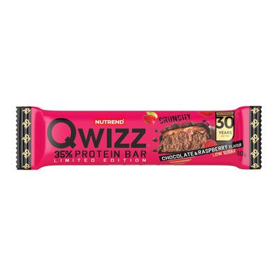 Батончик протеиновый Nutrend Qwizz Protein Bar 35% шоколад-малина, 60 г