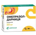 Омепразол-Дарниця капсули по 20 мг №30 (10х3)