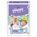 Підгузки Bella Baby Happy Newborn, розмір 1, 2-5 кг, 42 шт