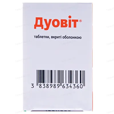 Дуовіт комбі-упак.: таб., в/о №60 (10х6)