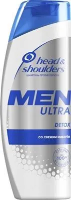 Шампунь Head & Shoulders Men Ultra Detox проти лупи, 360 мл
