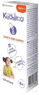 Кучику Омега Бебі сироп по 150 мл у флак.