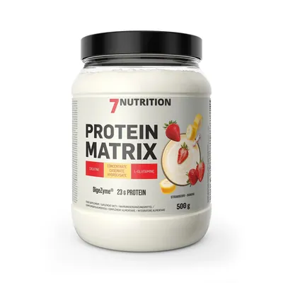 Протеїн комплексний 7Nutrition Protein Matrix полуниця-банан, 500 г