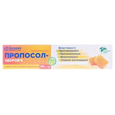 Пропосол-Здоров'я спрей д/рот. порож. по 25 г у балон.