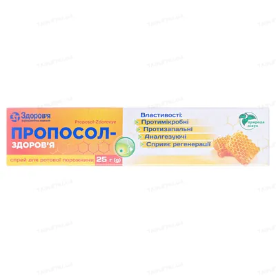 Пропосол-Здоров'я спрей д/рот. порож. по 25 г у балон.