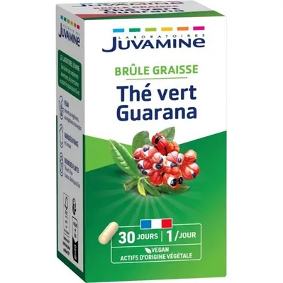 Тонус Juvamine Зелений чай + Гуарана капсули №30