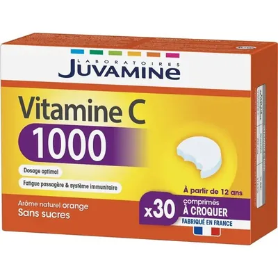Вітамін С 1000 Juvamine жувальні таблетки №30