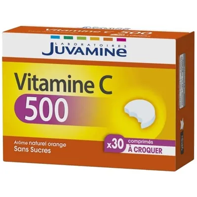 Вітамін С 500 Juvamine жувальні таблетки №30