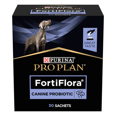 Корм дополнительный Purina Pro Plan FortiFlora Canine Probiotic пробиотик для взрослых собак и щенков порошок по 1 г, 30 пакетов