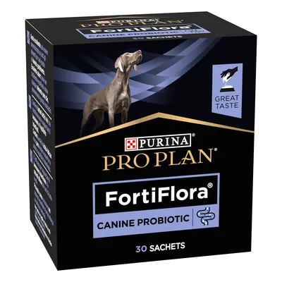 Корм додатковий Purina Pro Plan FortiFlora Canine Probiotic пробіотик для дорослих собак і цуценят порошок по 1 г, 30 пакетів