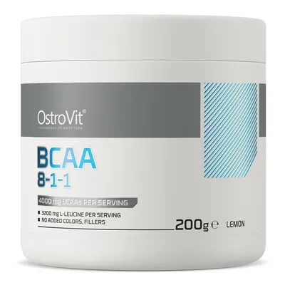 Амінокислоти OstroVit BCAA 8.1.1 смак лимон, 200 г