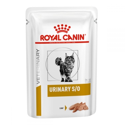 Корм влажный для кошек Royal Canin Urinary S/O Cat Loaf при мочекаменной болезни, паштет, 85 г
