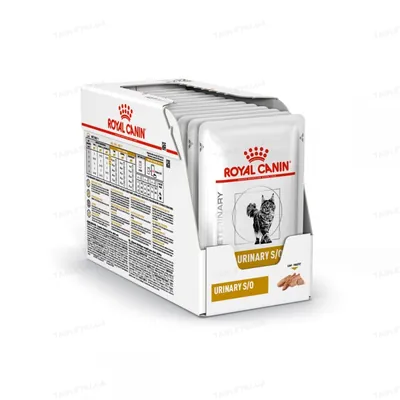 Корм вологий для кішок Royal Canin Urinary S/O Cat Loaf при сечокам'яній хворобі, паштет, 85 г