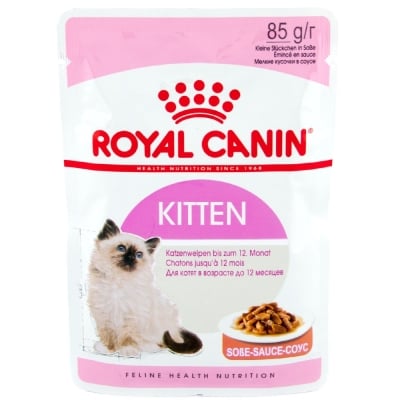 Корм влажный для котят Royal Canin Kitten Instinctive Gravy до 12 месяцев, в соусе, 85 г