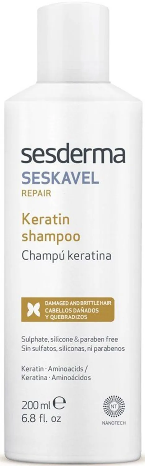 Шампунь Sesderma Seskavel Repair відновлюючий з кератином, 200 мл