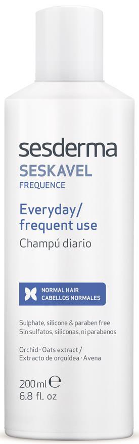 Шампунь Sesderma Seskavel Frequence для частого використання для всіх типів волосся, 200 мл